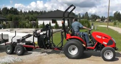 [Logging crane and trailer for tractor Picture # 1]